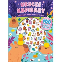 100 wypukłych naklejek Urocze kapibary