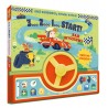 3..2..1..Start! Rajd wyścigowy Książka dźwiękowa z kierownicą