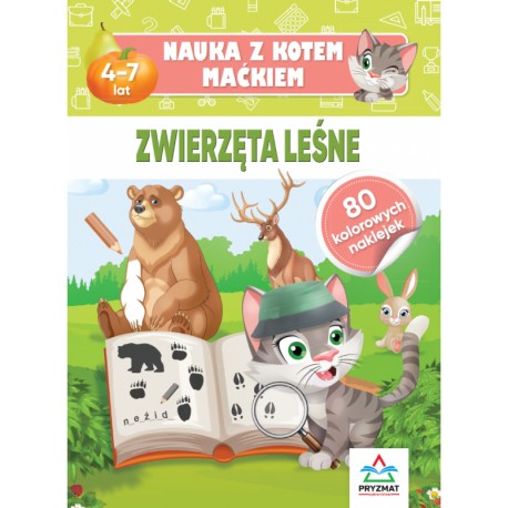 Nauka z kotem Maćkiem. Zwierzęta leśne Hristo Dimitrov motyleksiazkowe.pl