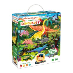Obserwacyjne puzzle Dinozaury dla dzieci: 4+ Praca Zbiorowa motyleksiazkowe.pl