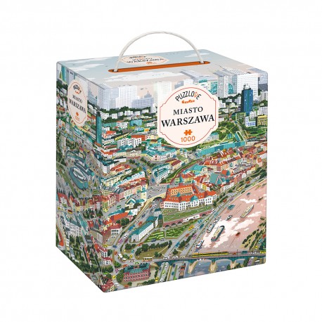 Miasto Warszawa 1000 el. Praca Zbiorowa motyleksiazkowe.pl
