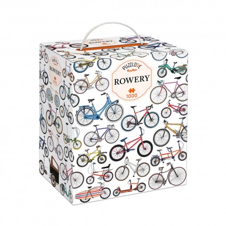 Puzzle Rowery 1000 el. Praca Zbiorowa motyleksiazkowe.pl