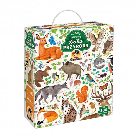 Puzzle odkrywcy Dzika przyroda dla dzieci: 7+ Praca Zbiorowa motyleksiazkowe.pl