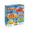 Pierwsze puzzle Pojazdy dla dzieci: 2+