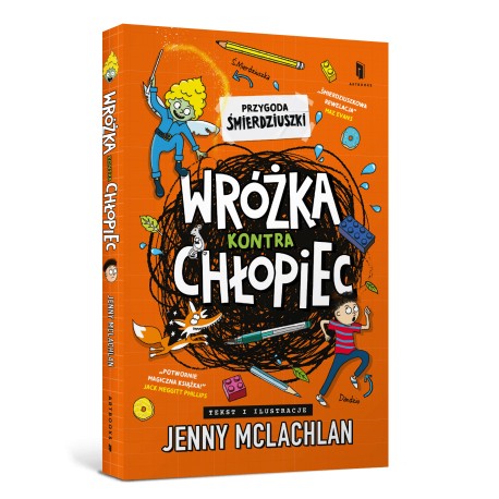 Wróżka kontra chłopiec Jenny McLachlan motyleksiazkowe.pl