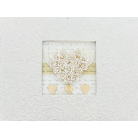 Album na zdjęcia. Białe serce ze skrzydłami Praca zbiorowa motyleksiazkowe.pl