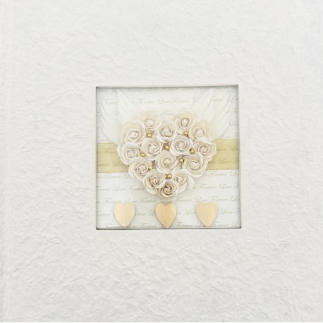 Album na zdjęcia. Białe serce ze skrzydłami Praca zbiorowa motyleksiazkowe.pl