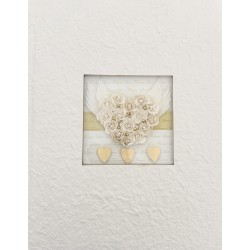 Album na zdjęcia. Białe serce ze skrzydłami