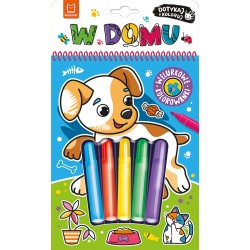 Dotykaj i koloruj! W domu. Welurkowe kolorowanki