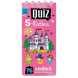 Quiz 5-latka. 76 zadań obrazkowych