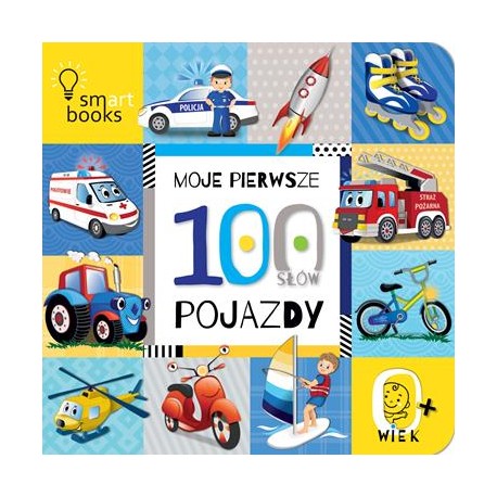 Moje pierwsze 100 słów Pojazdy motyleksiazkowe.pl