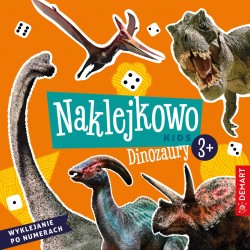Naklejkowo Kids 3+ Dinozaury Anna Borchard motyleksiazkowe.pl
