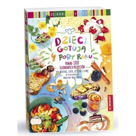 Dzieci gotują. 4 pory roku Marzena Wieczorek motyleksiazkowe.pl
