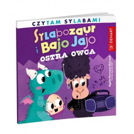 Sylabozaur i Bajo Jajo. Czytam sylabami. Ostra owca Agata Komosa-Styczeń motyleksiazkowe.pl