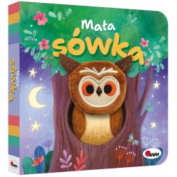MAŁA SÓWKA KSIĄŻKA Z PACYNKĄ