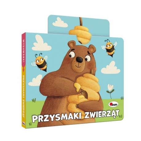 WYSUWANKI PRZYSMAKI ZWIERZĄT KSIĄŻECZKA Z RUCHOMYMI ELEMENTAMI Praca zbiorowa motyleksiazkowe.pl