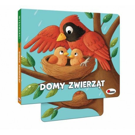WYSUWANKI DOMY ZWIERZĄT KSIĄŻECZKA Z RUCHOMYMI ELEMENTAMI Praca zbiorowa motyleksiazkowe.pl