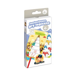 CzuCzu Fantastyczne gry logiczne 4+ Praca zbiorowa motyleksiazkowe.pl