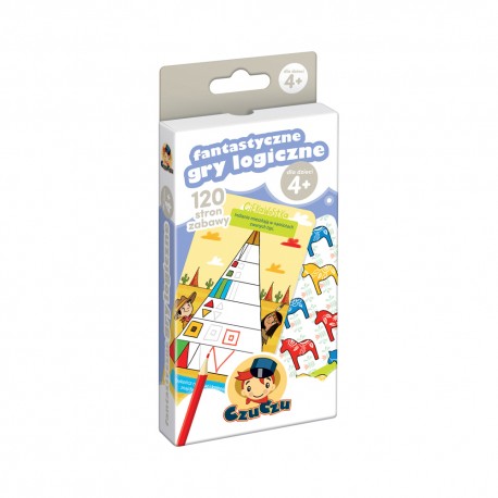 CzuCzu Fantastyczne gry logiczne 4+ Praca zbiorowa motyleksiazkowe.pl