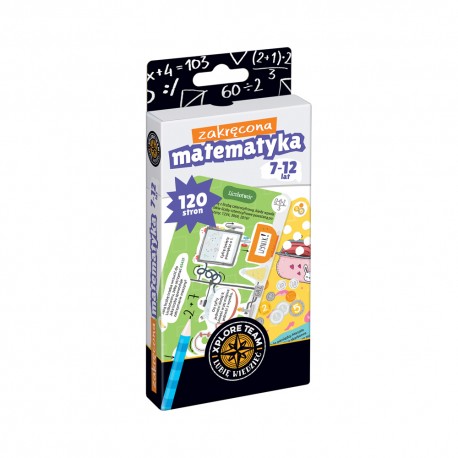 Xplore Team Zakręcona matematyka 7-12 lat Praca zbiorowa motyleksiazkowe.pl