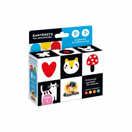 Czuczu Książeczka do pokazywania dla dzieci 0 i 3m+ Praca zbiorowa motyleksiazkowe.pl