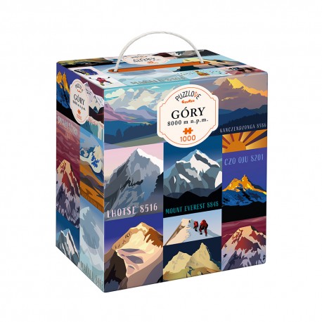 Puzzle Góry 8000 m n.p.m. 1000 el. / Puzzlove CzuCzu Praca zbiorowa motyleksiazkowe.pl