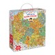 CzuCzu Puzzle odkrywcy Mapa Polski 300 el.