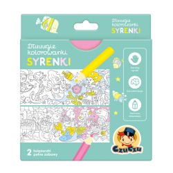 CzuCzu Dłuuugie kolorowanki Syrenki