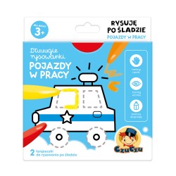 Czuczu Dłuuugie rysowanki Rysuję po śladzie Pojazdy w pracy