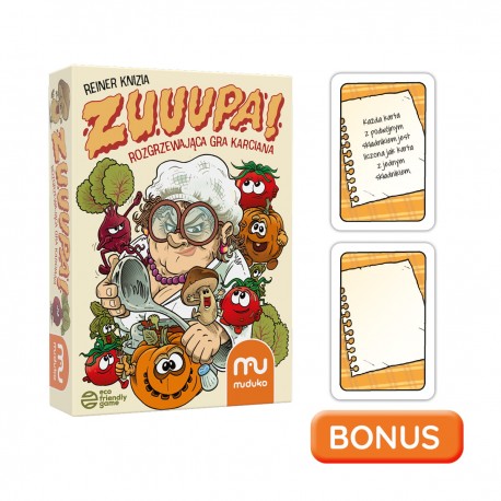 Zuuupa. Rozgrzewająca gra karciana Reiner Knizia motyleksiazkowe.pl