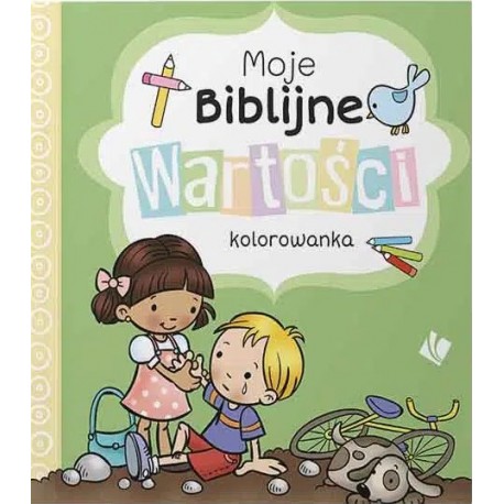 Moje Biblijne wartości – kolorowanka Agnes & Salem de Bezenac motyleksiazkowe.pl