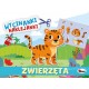 Zwierzęta. Wycinanki naklejanki motyleksiazkowe.pl