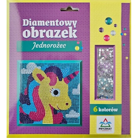 Diamentowy obrazek. Jednorożec motyleksiazkowe.pl
