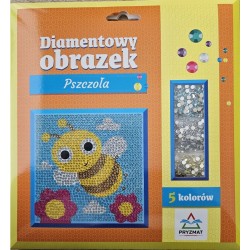 Diamentowy obrazek. Pszczoła