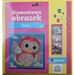 Diamentowy obrazek. Dinozaur