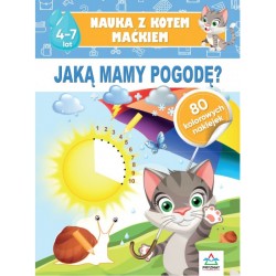 Nauka z kotem Maćkiem. Jaką mamy pogodę?