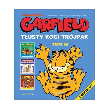 Garfield Tłusty koci trójpak Tom 16 Jim Davis motyleksiazkowe.pl