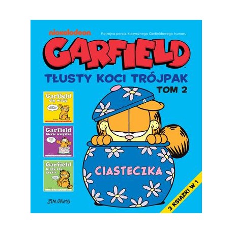 Garfield Tłusty koci trójpak Tom 2 Jim Davis motyleksiazkowe.pl