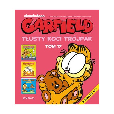 Garfield Tłusty koci trójpak Tom 17 Jim Davis motyleksiazkowe.pl