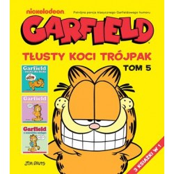 Garfield Tłusty koci trójpak Tom 5 Jim Davis motyleksiazkowe.pl