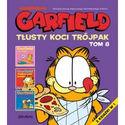 Garfield Tłusty koci trójpak Tom 8 Jim Davis motyleksiazkowe.pl