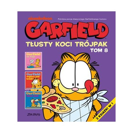 Garfield Tłusty koci trójpak Tom 8 Jim Davis motyleksiazkowe.pl