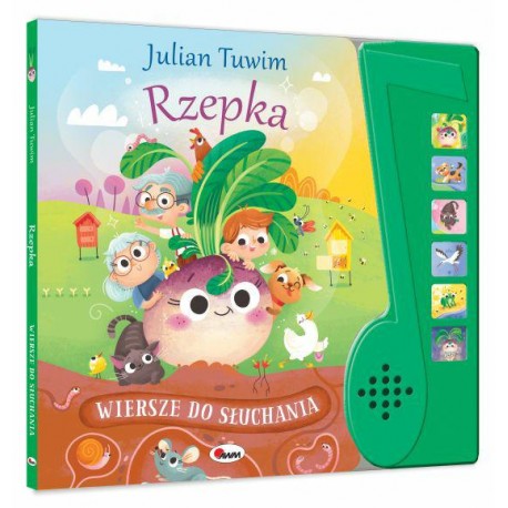 Wiersze do słuchania Rzepka Książka dźwiękowa motyleksiazkowe.pl