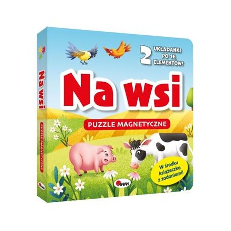 Puzzle magnetyczne Na wsi motyleksiazkowe.pl