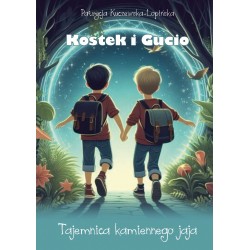 Kostek i Gucio. Tajemnica kamiennego jaja Patrycja Kuczewska-Łopińska motyleksiazkowe.pl