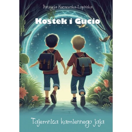 Kostek i Gucio. Tajemnica kamiennego jaja Patrycja Kuczewska-Łopińska motyleksiazkowe.pl