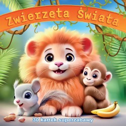 Zwierzęta świata 30 kartek superzabawy Kolorowanka