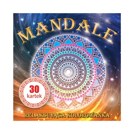 Mandale 30 kartek superzabawy Kolorowanka