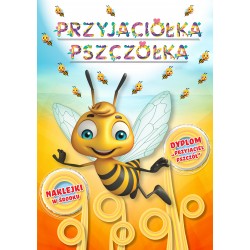 Przyjaciółka pszczółka Kolorowanka z naklejkami