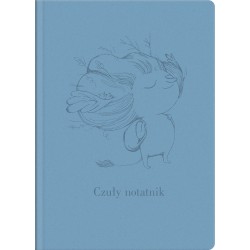 Czuły notatnik błękitny